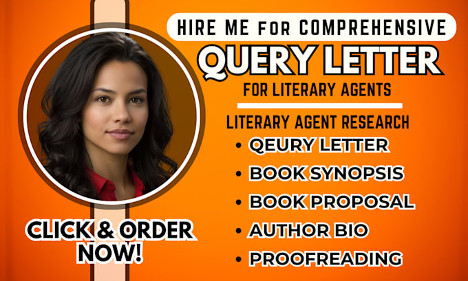 Gig Preview - Find literary agents for book publishing, query letters, book proposal, synopsis