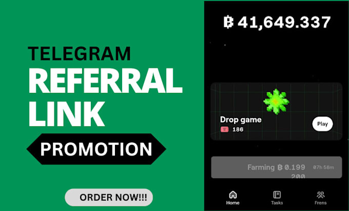 Gig Preview - Bring 5m user do tg referral link promotion, mini app game to enhance visibility