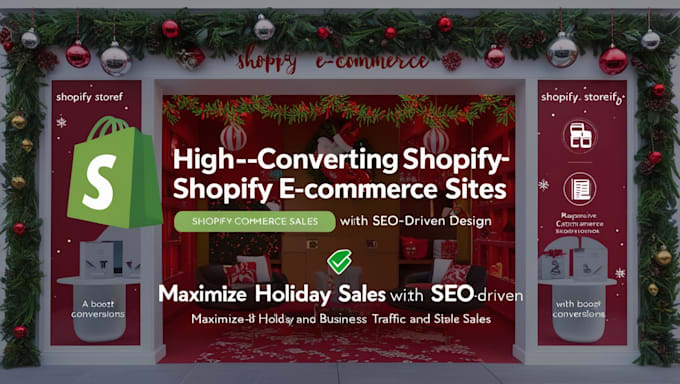 Gig Preview - High converting shopify e commerce website for holiday sales