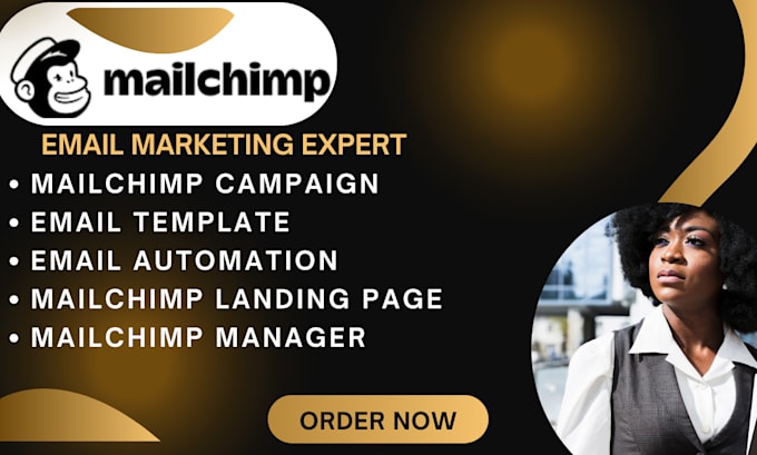 Gig Preview - Do mailchimp email marketing campaign, newsletter design, email template design