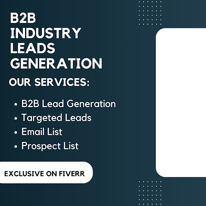 Gig Preview - Do highly targeted b2b lead generation and contact list