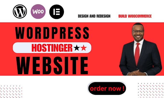 Gig Preview - Design and redesign stunning hostinger and wordpress websites