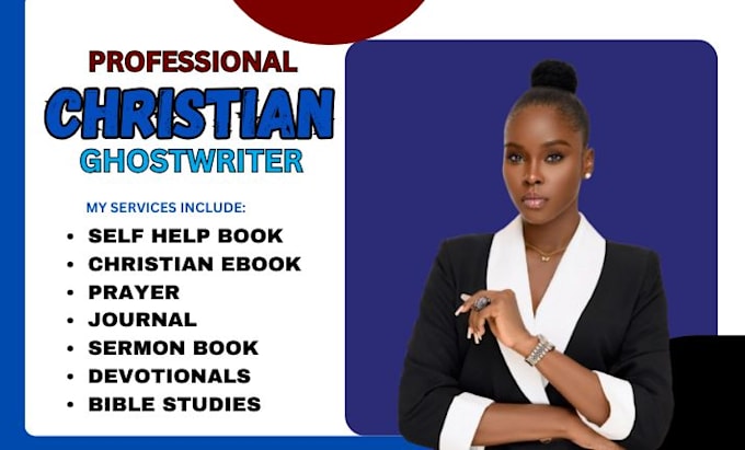 Gig Preview - Be christian ebook writer, book editor, devotional book, self help ghostwriter