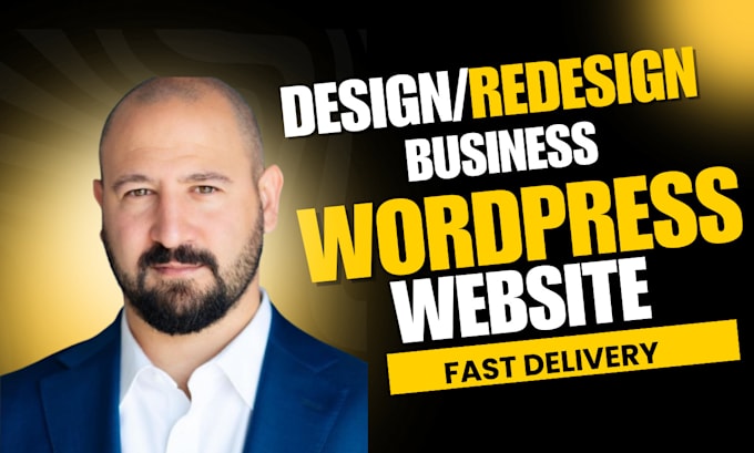 Gig Preview - Design responsive wordpress website development for business in 24 hours