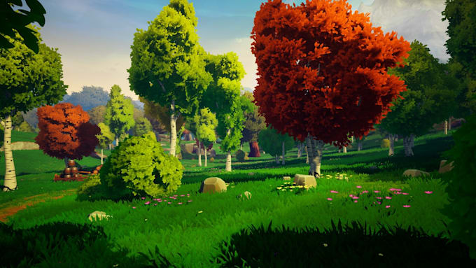 Gig Preview - Design stylized lowpoly 3d game environments and levels in unity 3d