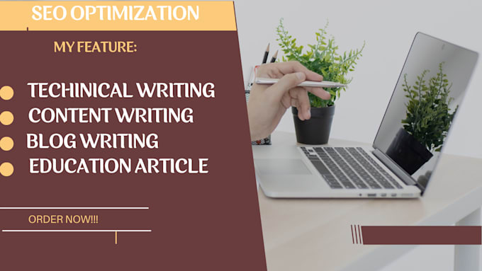 Gig Preview - Write content writing educational articles and technical blog posts