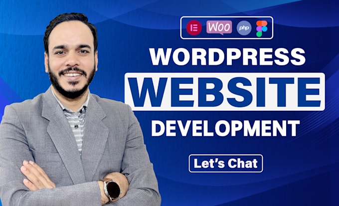 Gig Preview - Design redesign business website with wordpress and blog website development