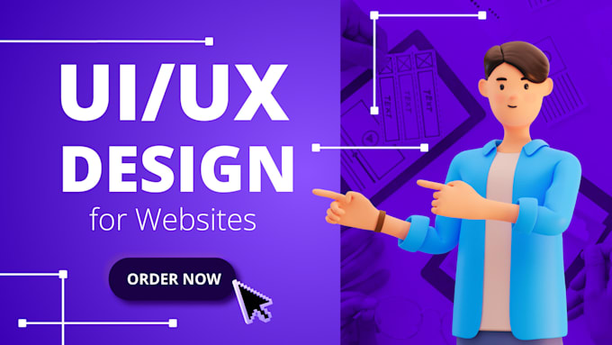 Gig Preview - Design a creative UX UI for your website