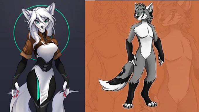 Gig Preview - Draw furry nsfw sfw anime art character desing