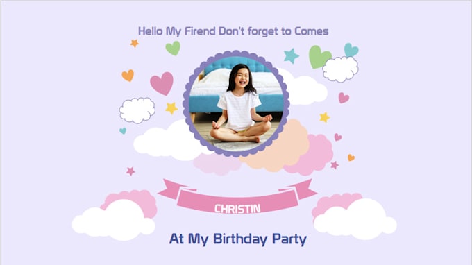 Bestseller - make an interesting animated birthday video invitation