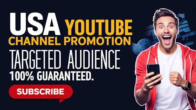 Gig Preview - Do USA youtube promotion , usa targeted audience , video promotion