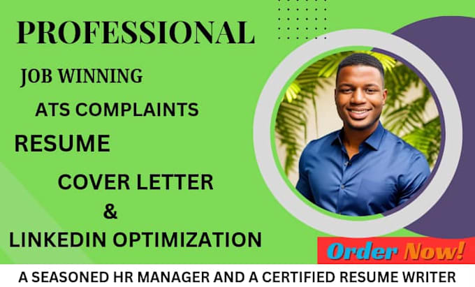 Gig Preview - Craft a professional healthcare resume cover letter and optimize your linkedin