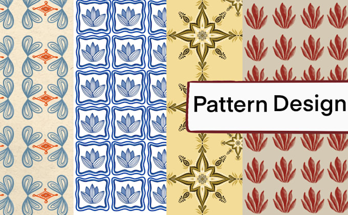 Gig Preview - Design seamless patterns for your textile or paper