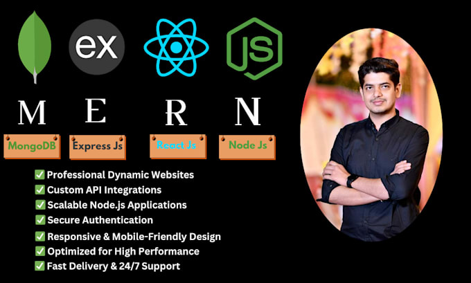 Gig Preview - Expert full stack web developer nodejs and mongodb