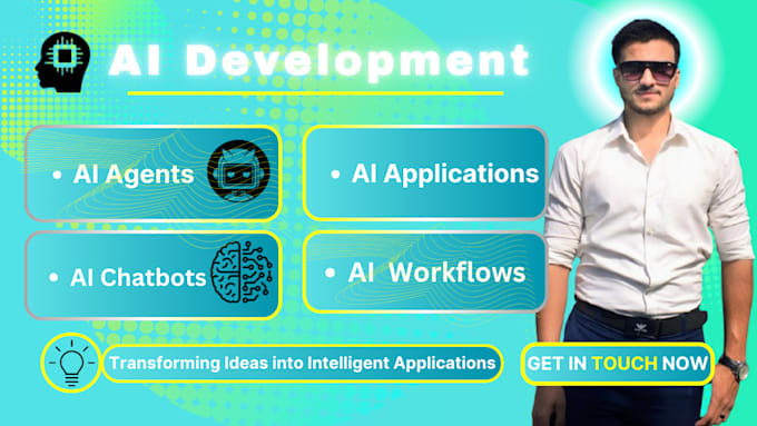 Gig Preview - Develop ai agents ai chatbots ai app custom ai ml solutions and automations