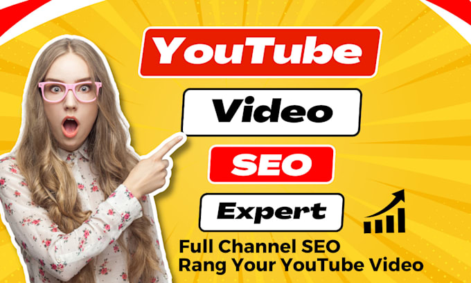 Gig Preview - Do best youtube video SEO expert and channel growth manager