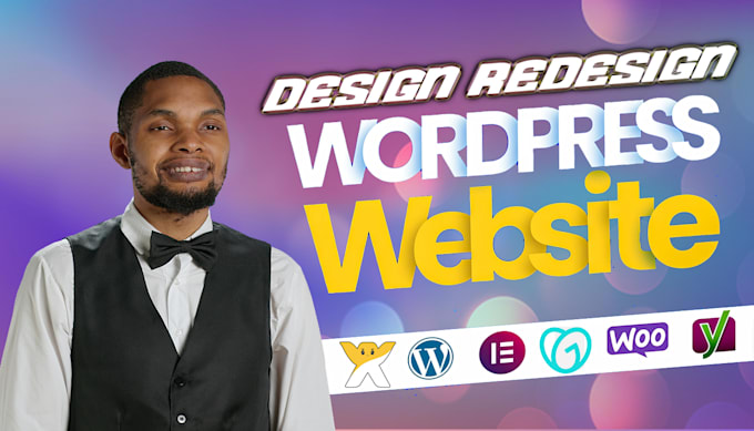 Gig Preview - Build update revamp wordpress wix godaddy hostinger redesign design wp web ghl