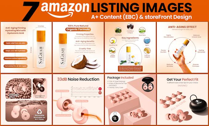 Gig Preview - Design your amazon product listing images