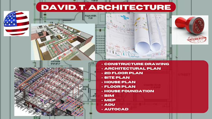 Gig Preview - Do construction drawing and architectural floor plan site plan for city permit