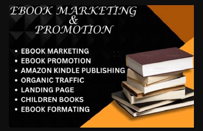 Gig Preview - Ebook sales funnel, book promotion, ebook marketing, amazon kdp book publishing