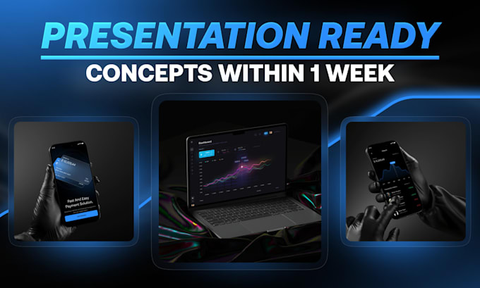 Gig Preview - Presentation ready product design concepts in 1 week