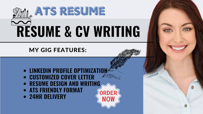 Gig Preview - Write and design your CV, resume and cover letter