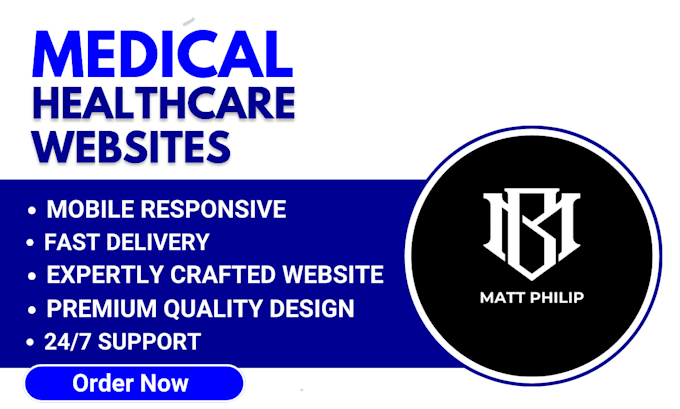 Gig Preview - Design healthcare website, dna testing website, homecare website, clinic website