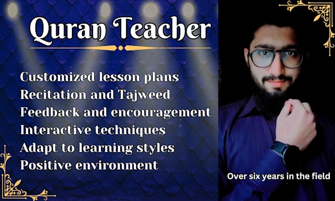 Gig Preview - Teach quran recitation, tajweed and ethics to kids and adult