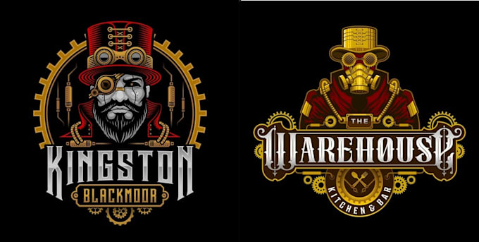 Gig Preview - Create vintage steampunk themed logo 24 hours