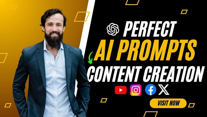 Gig Preview - Create powerful custom gpt ai prompts for content creation