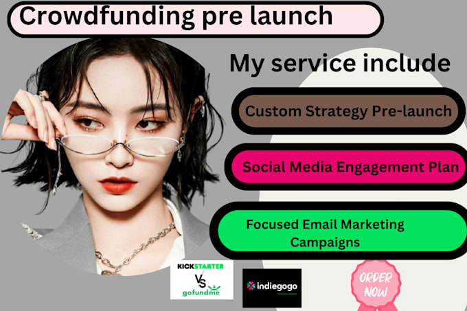 Gig Preview - Create and promote your prelaunch page on kickstarter