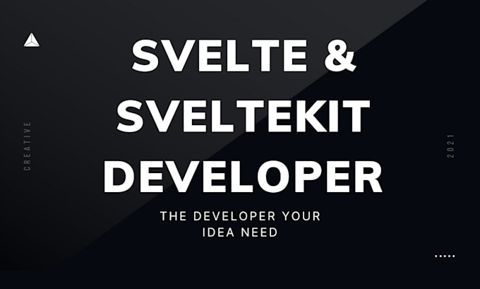 Gig Preview - Build blazing fast dynamic web apps with svelte and sveltekit