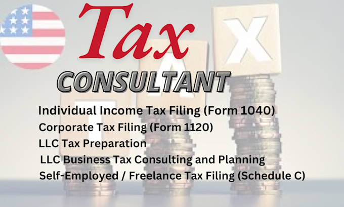 Gig Preview - Do us tax filing, US tax returns, llc tax, business tax 1120 5472 1040 cpa