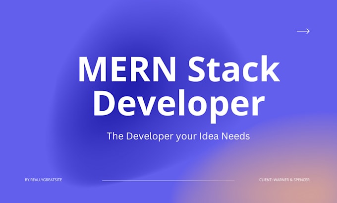 Gig Preview - Develop mern stack web as mern stack developer full stack developer