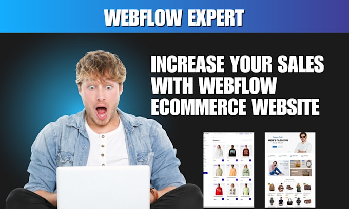 Gig Preview - Develop webflow ecommerce website webflow webflow blow figma to webflow