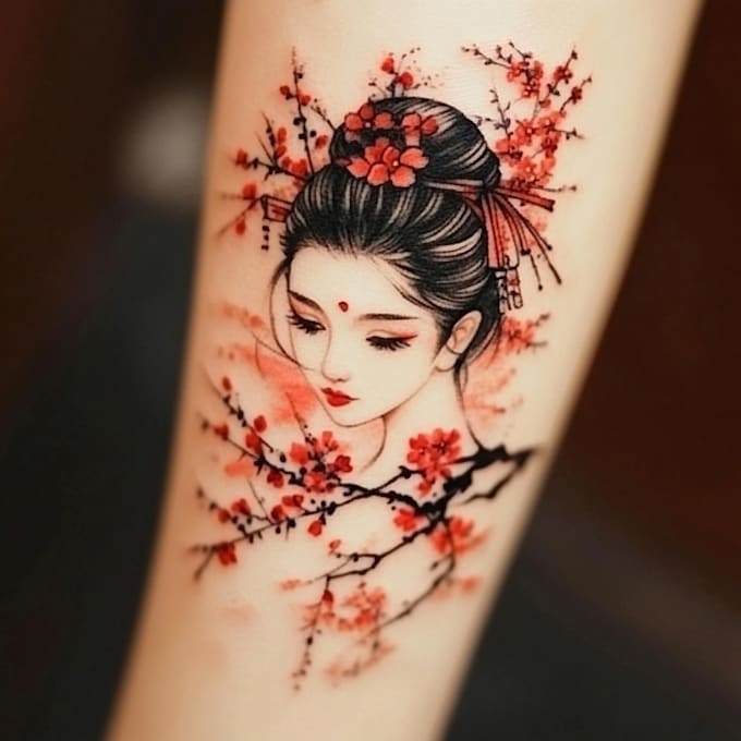 Gig Preview - Draw a japanese or oriental tattoo design for you