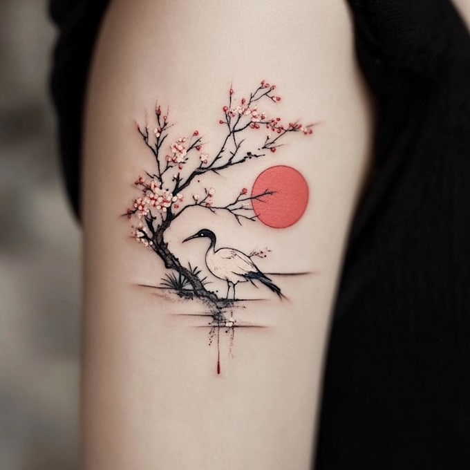 Gig Preview - Make a custom and professional japanese tattoo design