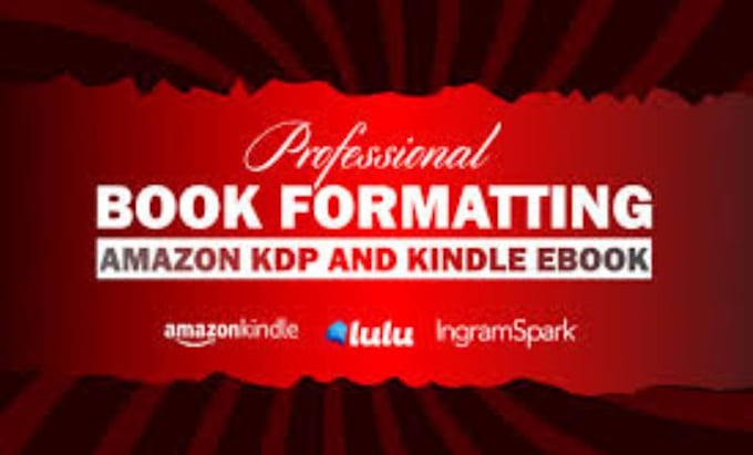 Bestseller - do book formatting for amazon kdp and paperback