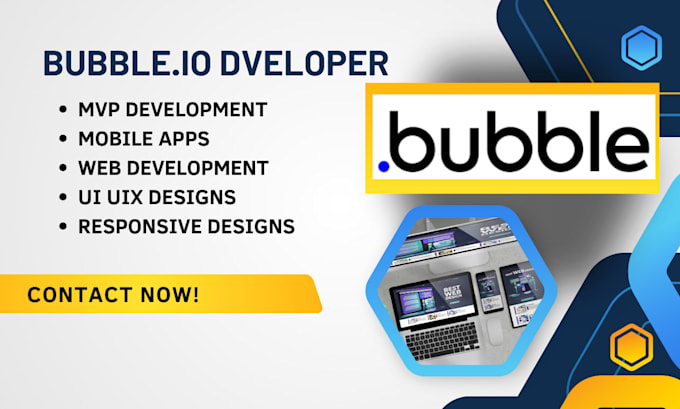 Gig Preview - Bubble io developer bubble marketplace bubble app bubble mvp