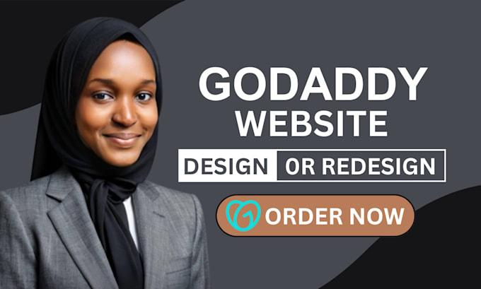 Bestseller - godaddy website design redesign godaddy website landing page