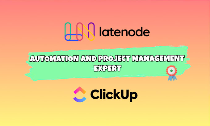 Gig Preview - Setup clickup crm project management, latenode automation, clickup setup ,zapier