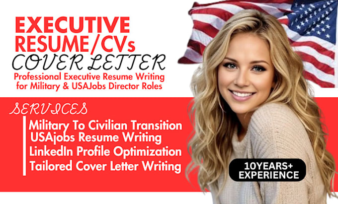 Bestseller - write executive resume federal resume military ksa for usajobs resume writing