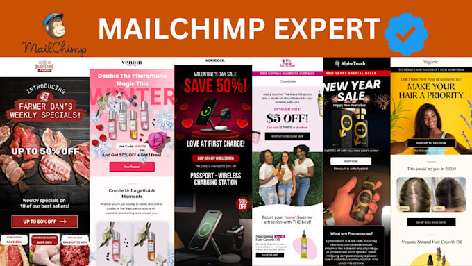 Gig Preview - Setup mailchimp email marketing campaign mailchimp newsletter mailchimp template