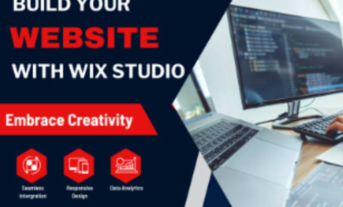 Gig Preview - Do wix website design or redesign wix website or wix studio website