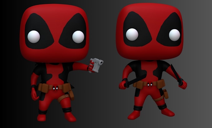 Gig Preview - 3d funko pop 3d chibi 3d funko model 3d bobblehead 3d marvel dc funko pop