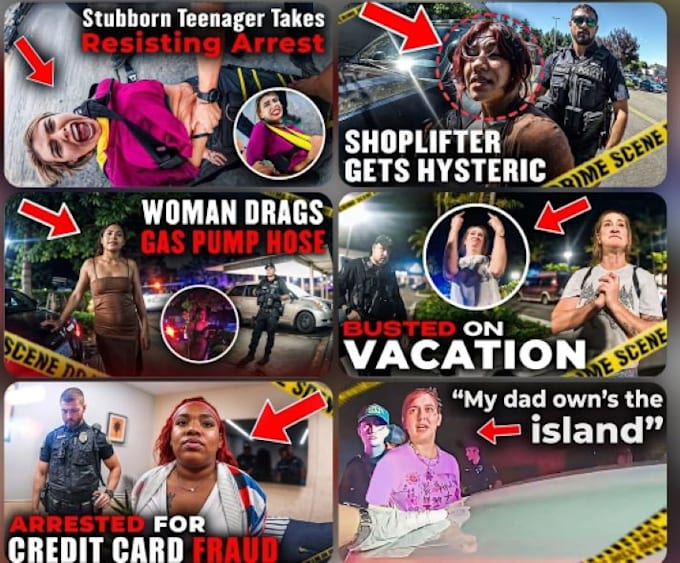 Gig Preview - Create true crime bodycam thumbnail story for film cover blogger author youtuber