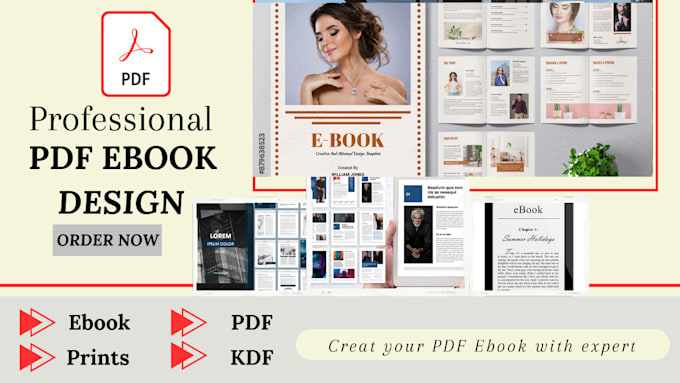 Gig Preview - Do ebook design, course design, etsy digital planner, etsy shop setup