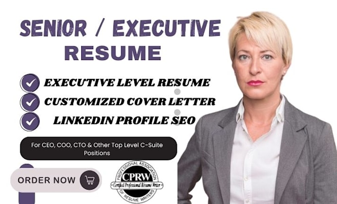 Gig Preview - Craft executive federal resume for usajobs ses, gs 1 to 15 for senior level