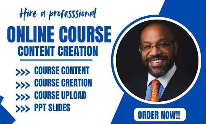 Gig Preview - Create online course content, whiteboard video course, upload to skool, moodle