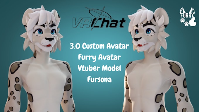 Gig Preview - Edit, fix furry vrchat avatar, add toggle outfits facial expression for pc,quest